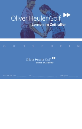 Gutschein für Golfunterricht bei Oliver Heuler